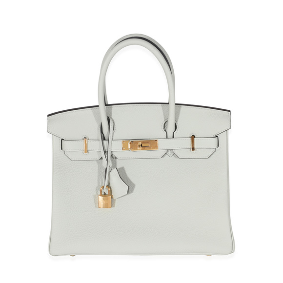 Hermes Handbags - HERMES Gris Neve Togo Birkin 30 GHW